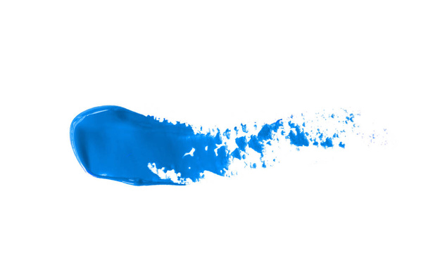 Classical blue paint stroke. - Photo, Image