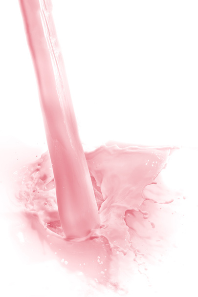 strawberry milk splash - Zdjęcie, obraz