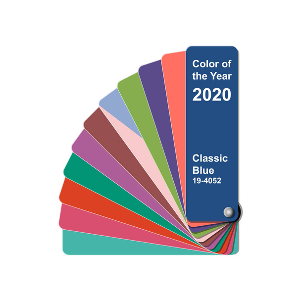 Color del año 2020 azul clásico
 - Vector, imagen