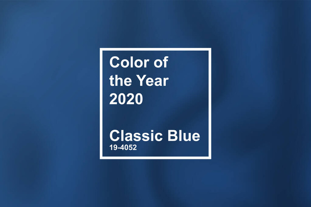 barva roku 2020 Classic Blue - Vektor, obrázek