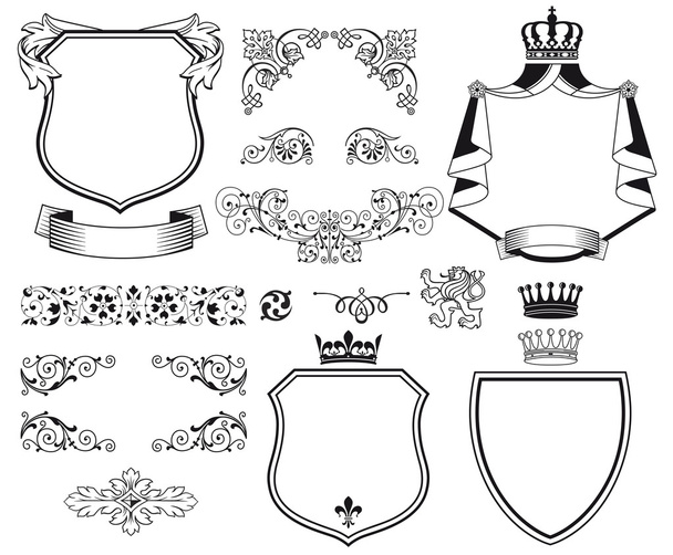 Traditional design elements - Vector, afbeelding