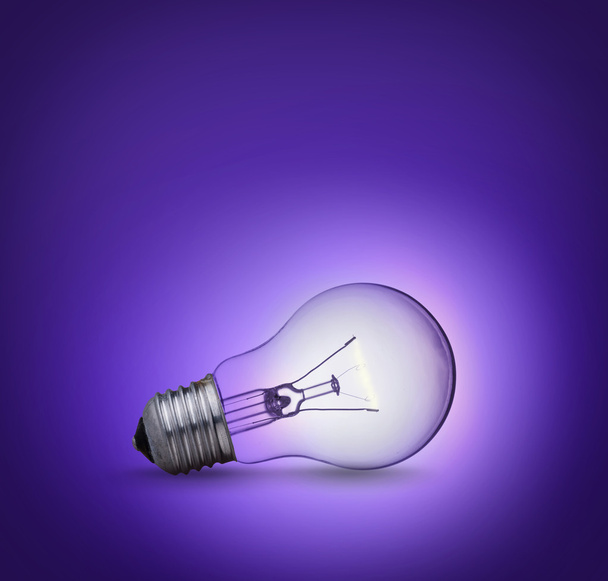 Glowing Light Bulb - Zdjęcie, obraz