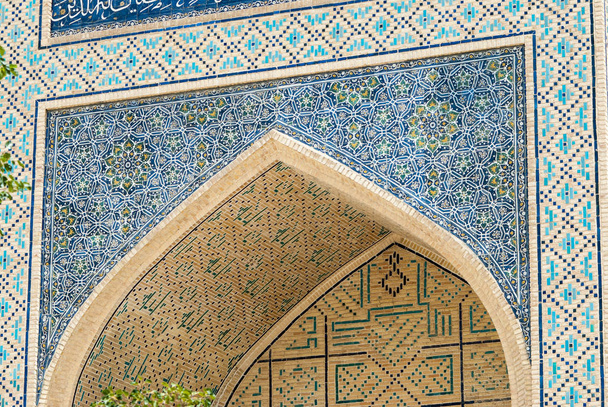 Buchara. Usbekistan. Zentralasien. poi-kalyan. masdschidi-kalyan. Detail  - Foto, Bild