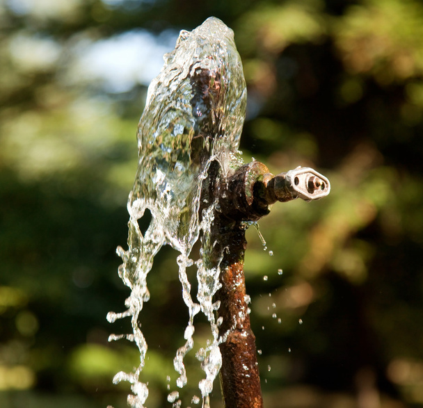 stream of water from a pipe - Photo, Image