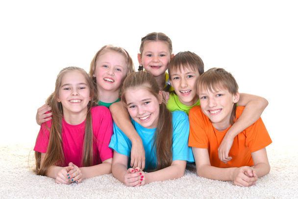 Group funny children - Фото, изображение