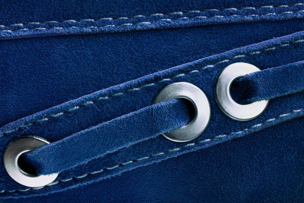 Detail of a blue shoe. - Photo, Image