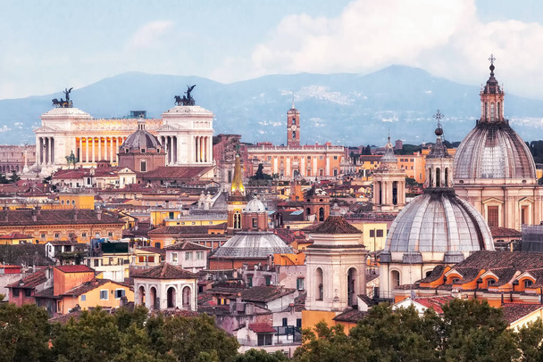 gród z centrum Rzymu - Zdjęcie, obraz