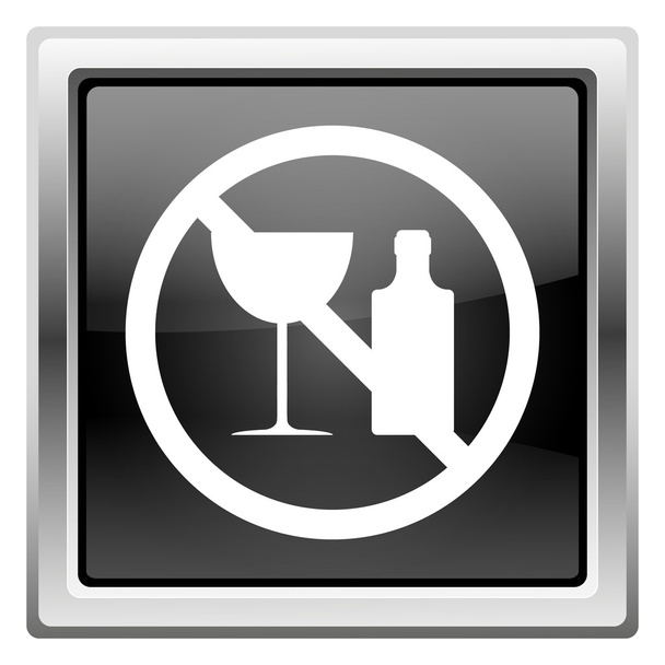geen alcohol pictogram - Foto, afbeelding