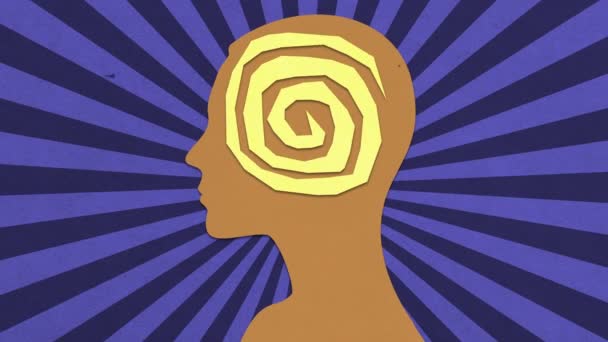 Stop Motion Concept of Mind / Mindfulness Μεγάλη για τις παρουσιάσεις σας και το μυαλό ή διαλογισμό που σχετίζονται με τα έργα. Υψηλής ποιότητας Animation - Πλάνα, βίντεο