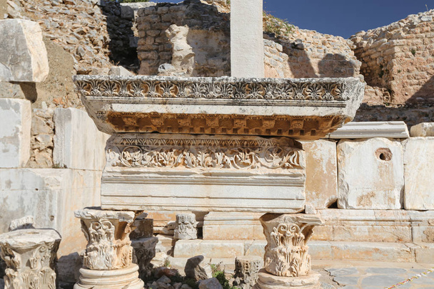 Efez Starożytne Miasto, Izmir, Turcja - Zdjęcie, obraz