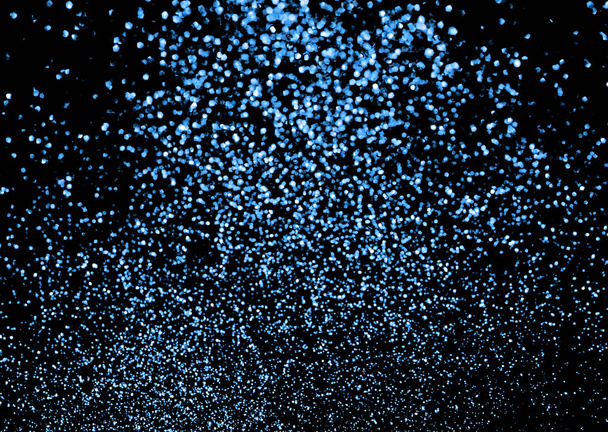 Color blue glitter trendy festive background. 2020 year trend - Zdjęcie, obraz