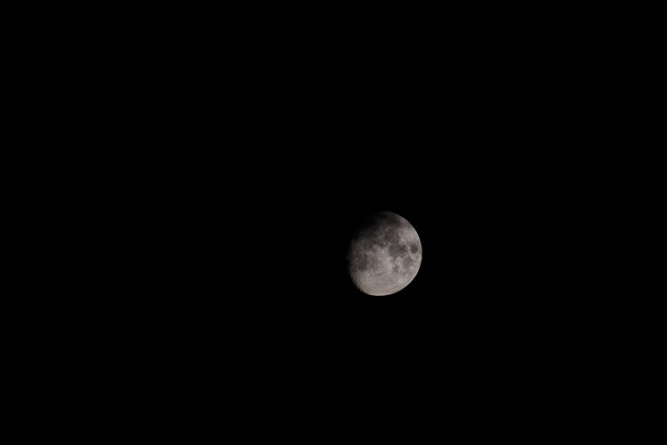 Bright Moon Earth satellite on the night sky  - Foto, immagini