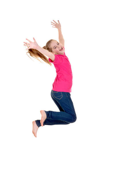 cheerful young girl - Фото, изображение