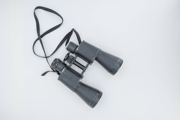 binoculars on a white background. antique binoculars. - Фото, изображение