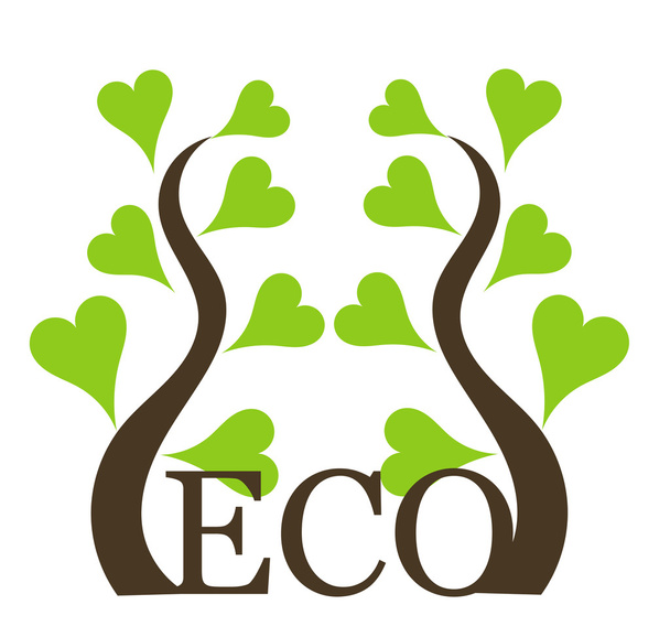 Eco plant - Vektör, Görsel