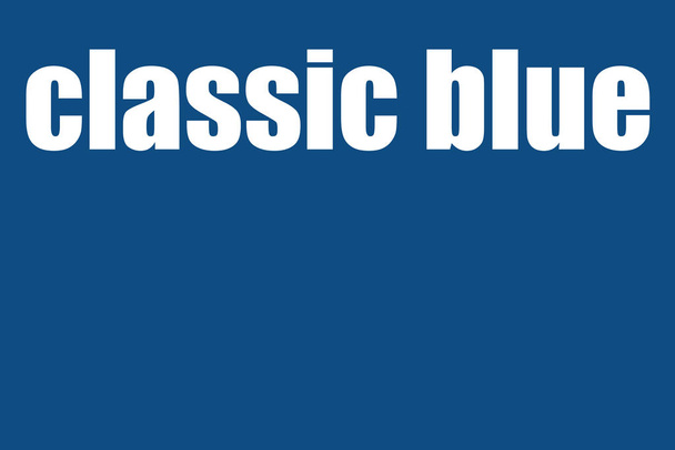 Color of the year 2020 is classic blue - Photo, Image