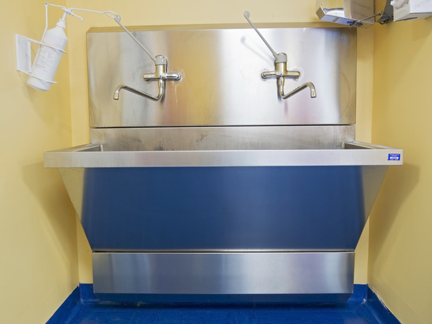 metal sink in hospital room - Photo, Image