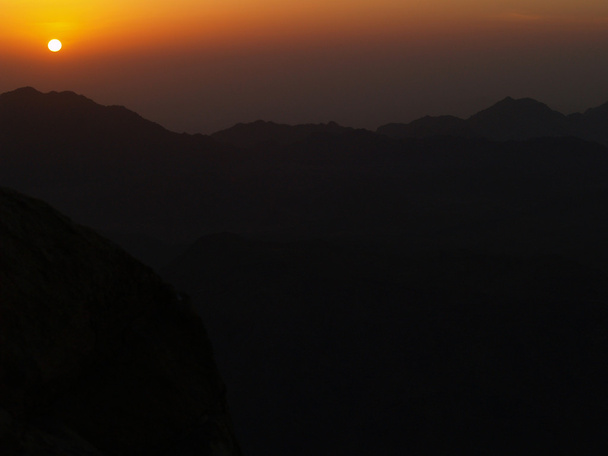 wschód słońca na górze Mojżesza - Zdjęcie, obraz