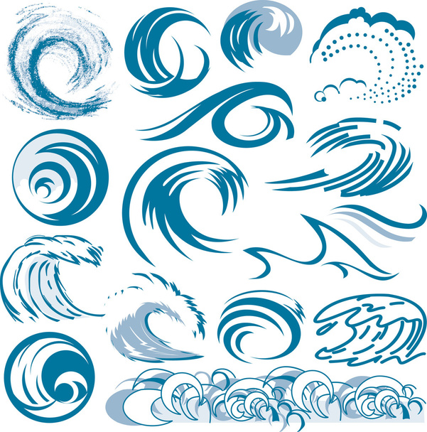 Wave Collection - Vector, Image