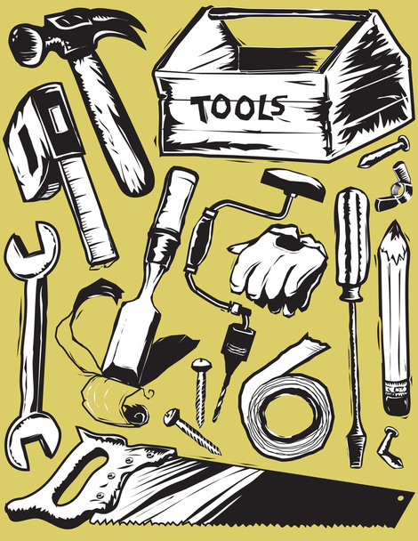 ruwe tools - Vector, afbeelding