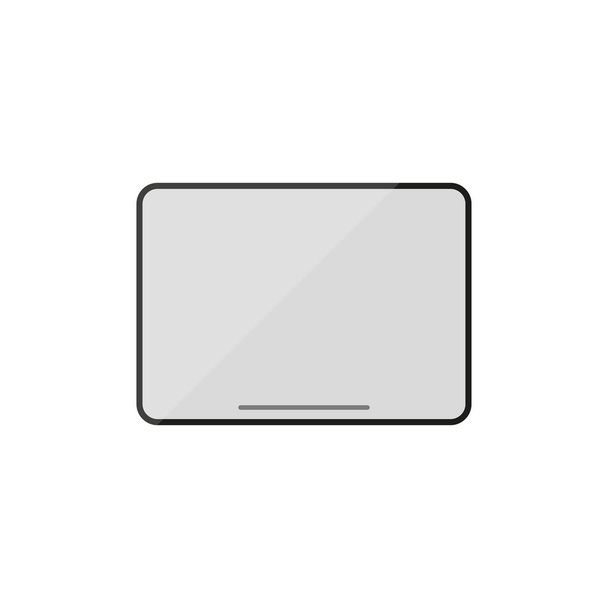 タブレットコンピュータのアイコン。LFATデザインのベクトルイラスト - ベクター画像