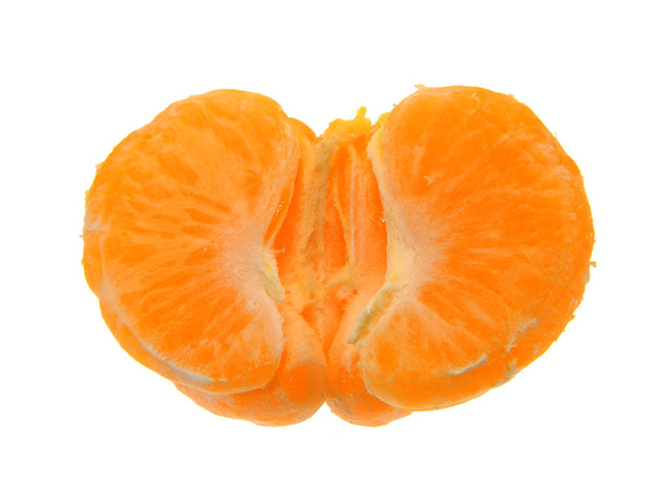 Mandarina aislada sobre fondo blanco - Foto, Imagen