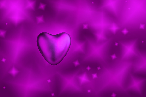 Фиолетовое сердце, фиолетовый фон
 - Фото, изображение
