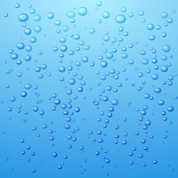 Wasserblasen Hintergrund. - Vektor, Bild