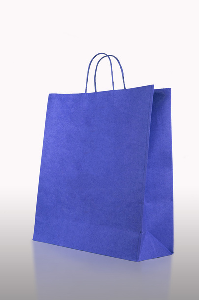 Empty shopping bag isolated on white background - Фото, изображение