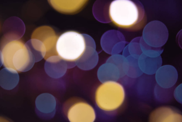 Расширенные мягкие огни Выстрел красочных абстрактных фоне вне фокуса свет точек, Bokeh
  - Фото, изображение