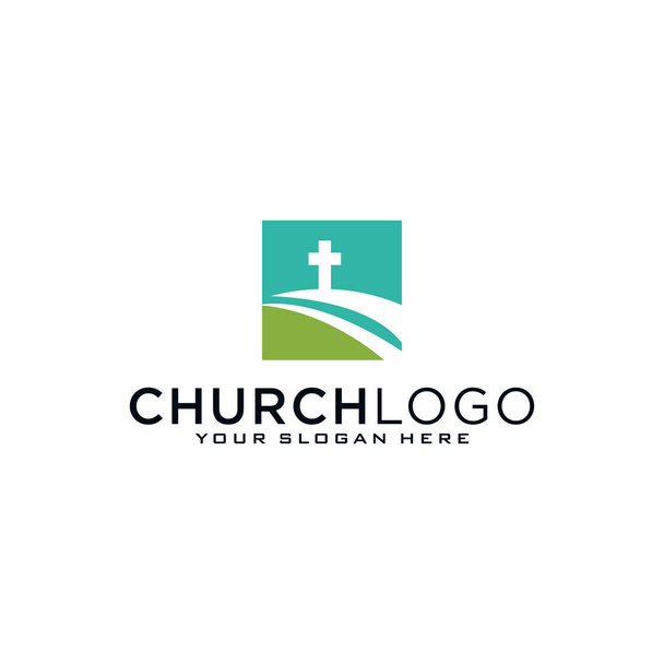 Chiesa vettoriale logo simbolo grafico astratto modello - Vettoriali, immagini