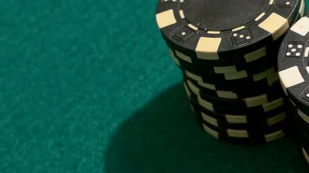 Playing With Casino Chips. Casino Chips, I bet everything - Footage, Video