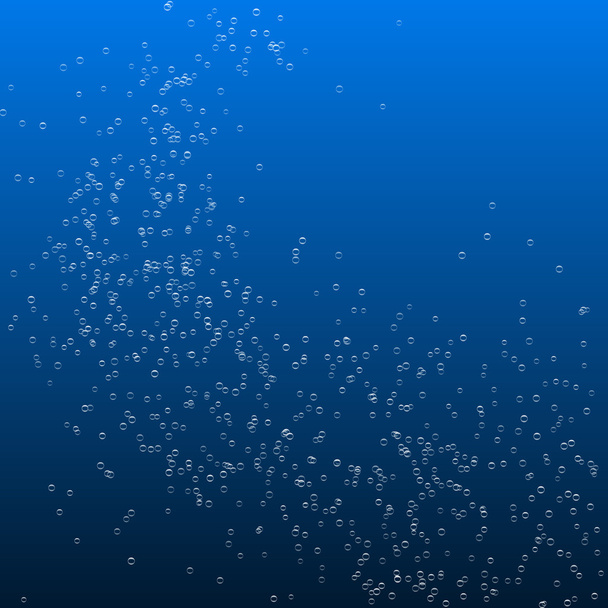 Water bubbles background. - Vector, Image