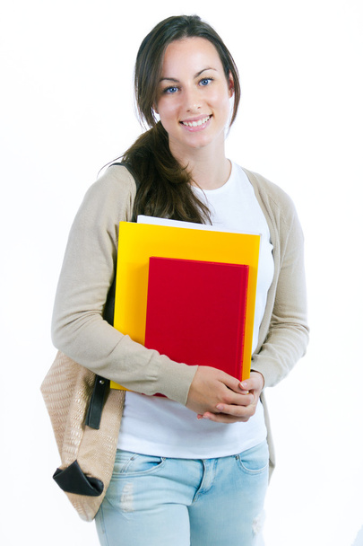 Young student with her books - Foto, Imagem