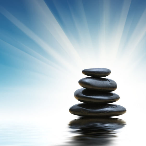 Stack of zen stones - Foto, afbeelding
