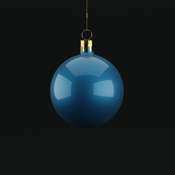 Bola de Navidad en el árbol de Navidad - Foto, imagen