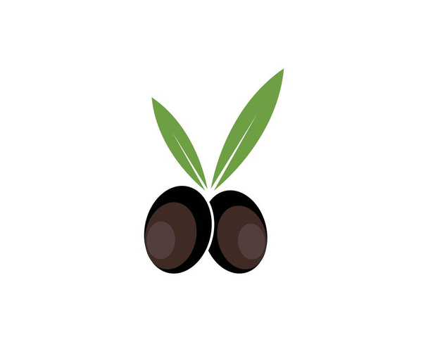 logo de oliva icono vector ilustración
 - Vector, imagen