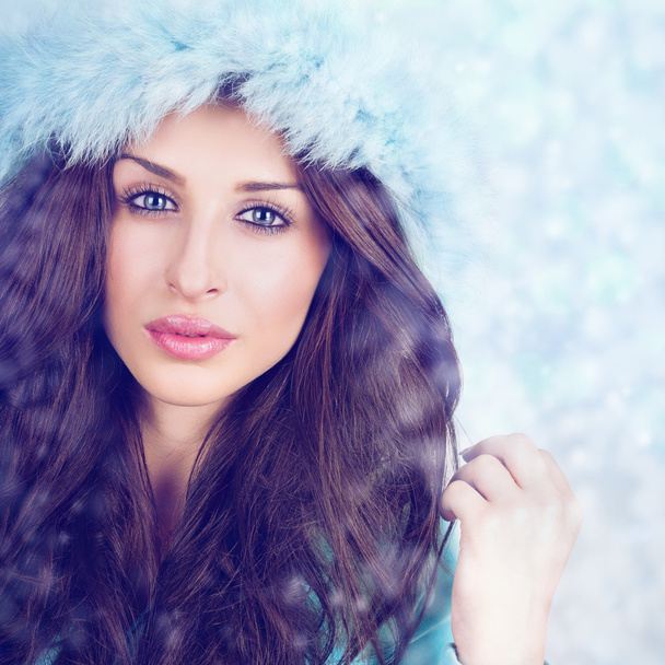 Gorgeous winter blue queen - Valokuva, kuva