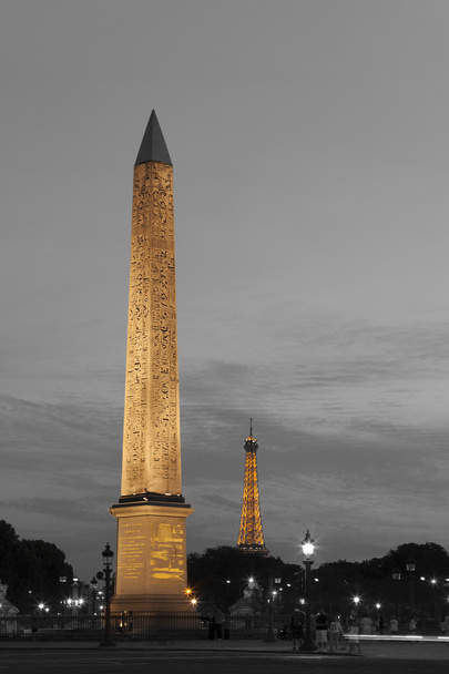 Obelisk, Concorde square, Paris, Ile de France, France - Valokuva, kuva