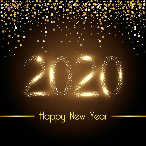 Happy new year 2020 vector design - Vector, Image