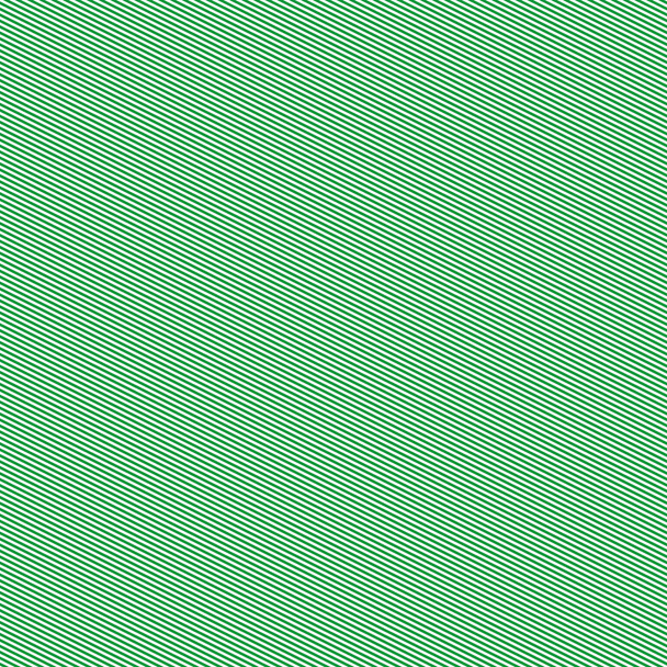 シームレスな緑と白の細い斜線 - ベクター画像