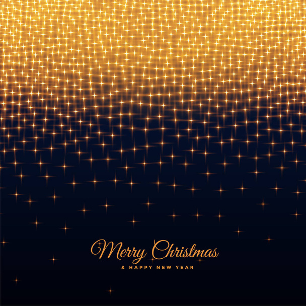 merry christmas and new year sparkles background design - Vector, Image