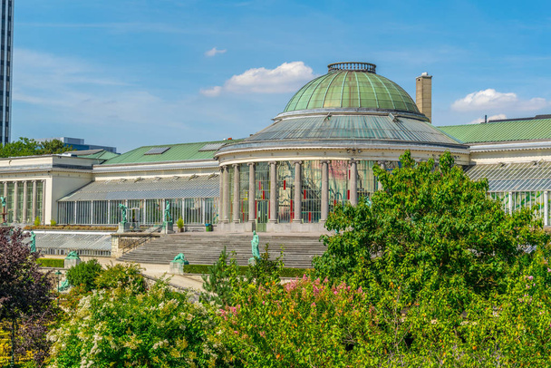 View of the botanical garden in Brussels, Belgium - Fotó, kép