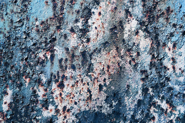 Grunge textuur in klassieke blauwe kleur jaar 2020 achtergrond - Foto, afbeelding