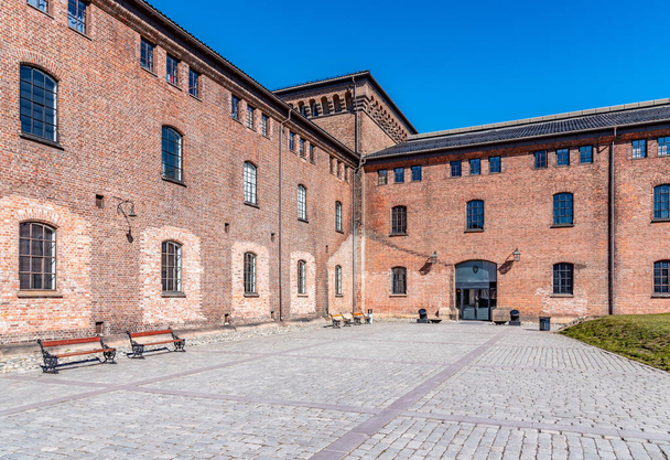 Inner courtyard of the Akershus fort in Oslo, Norway - Foto, afbeelding