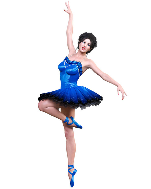 3D ballerina in tutu. - Photo, image