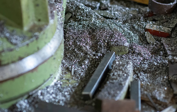 close-up de arquivamento de ferro em uma fábrica
  - Foto, Imagem