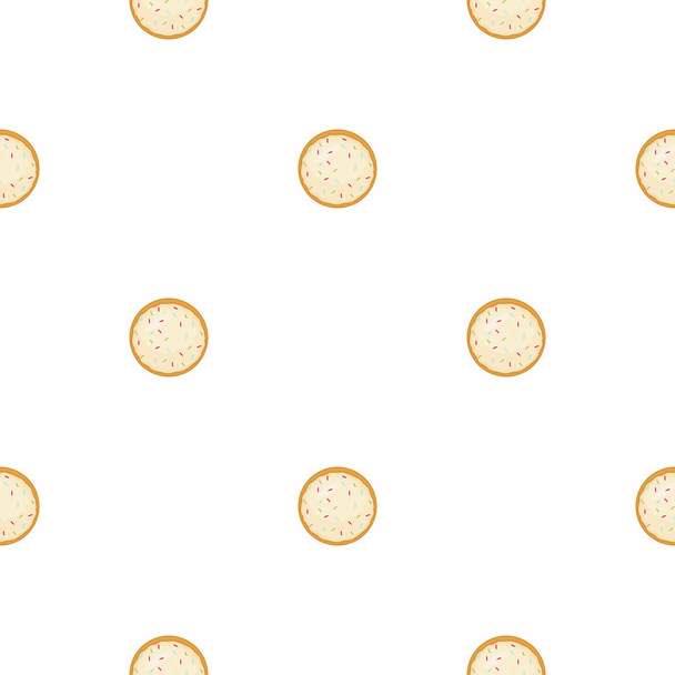 Иллюстрация на тему большой набор одинаковых печенье, комплект красочные папа
 - Вектор,изображение