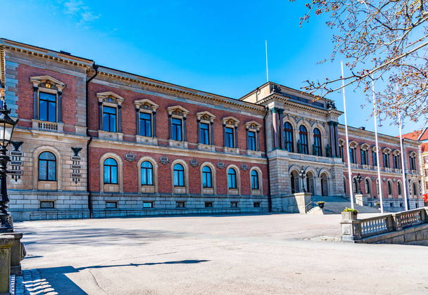 Building of the University of Uppsala in Sweden - Zdjęcie, obraz