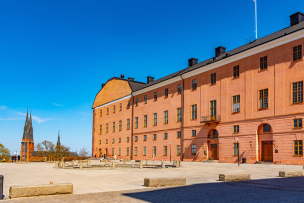 View of the Uppsala castle in Sweden - Foto, Imagem